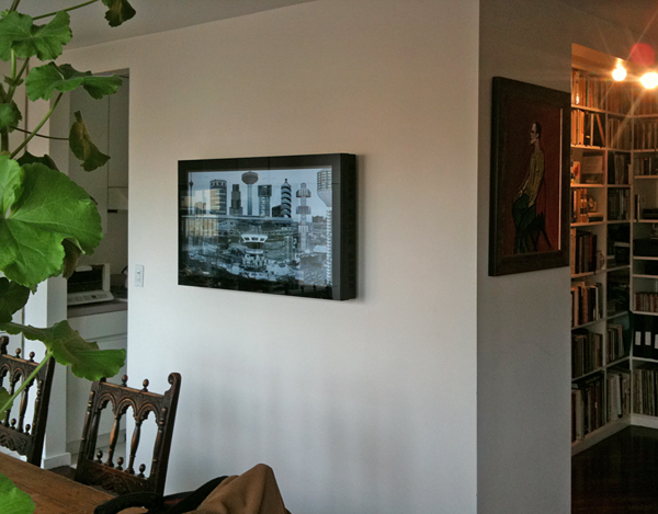 Gigi Scaria: Amusement Park, on 40¨ monitor installed in a flat in New York City Gigi Scaria: Amusement Park, on 40¨ monitor installed in a flat in New York City