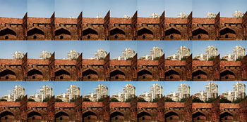 Gigi Scaria: city uprise, 2006, digital print on archival paper, 125 x 200 cm