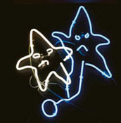 Ghosts of Ever Slaves, 2008, neon object, ca. 40x40x5 cm , edition 3 Ghosts of Ever Slaves, 2008, neon object, ca. 40x40x5 cm , edition 3